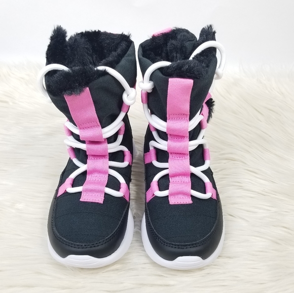 Nike Venture PS Pink Black Winter Boot - Picture 4 of 5